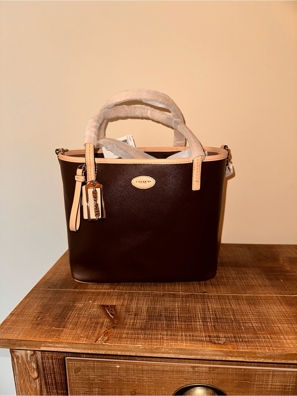 Coach | Metropolitan Small Tote | Style F32462 (Mahogany)